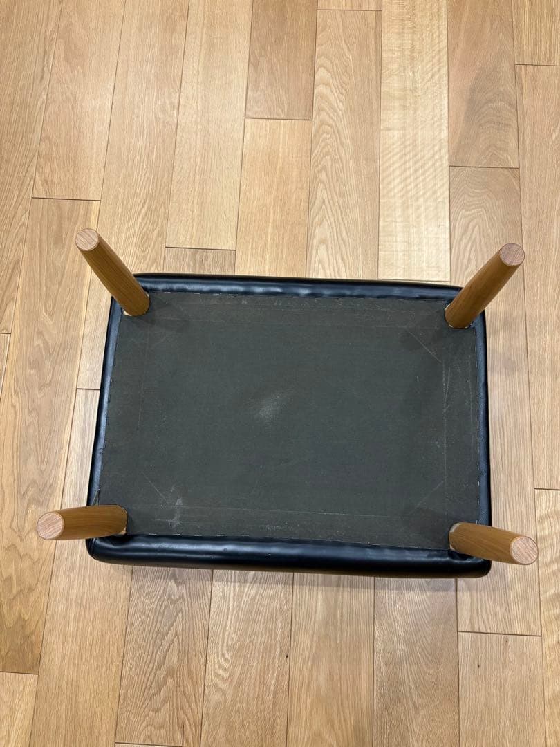 CONDE HOUSE カンディハウス エクリプス オットマン　ブラック　黒