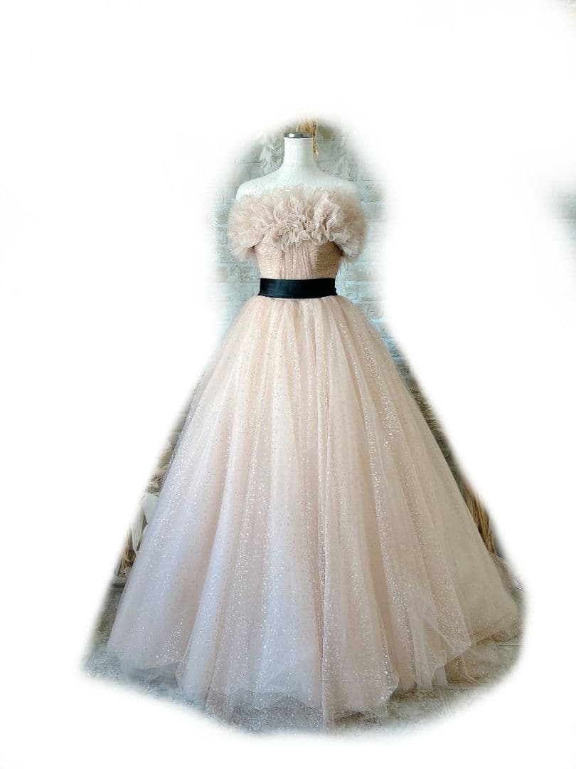 kano　キヨコハタ風　オフショルダー グリッタ