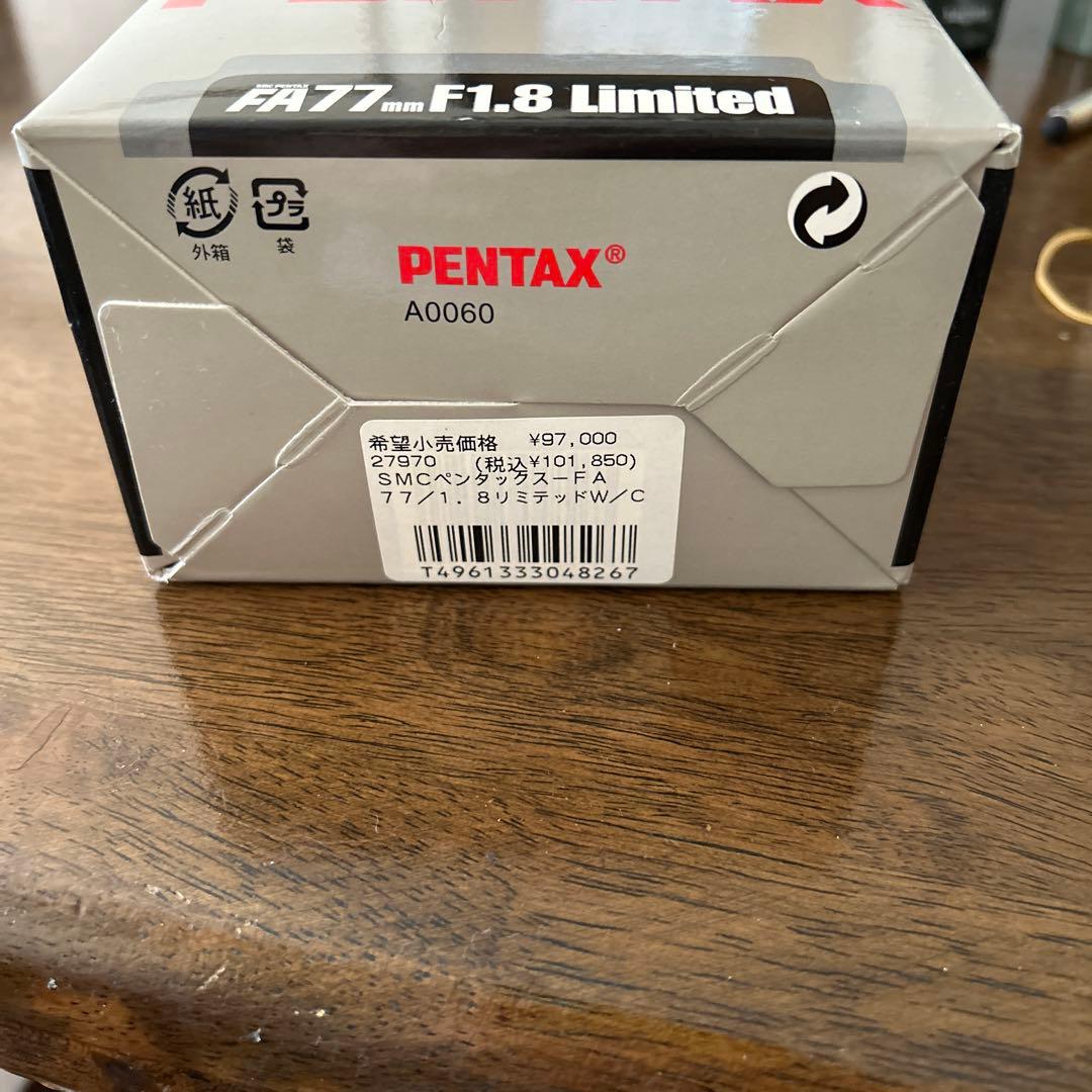 Pentax FA77f1.8 Limited美品