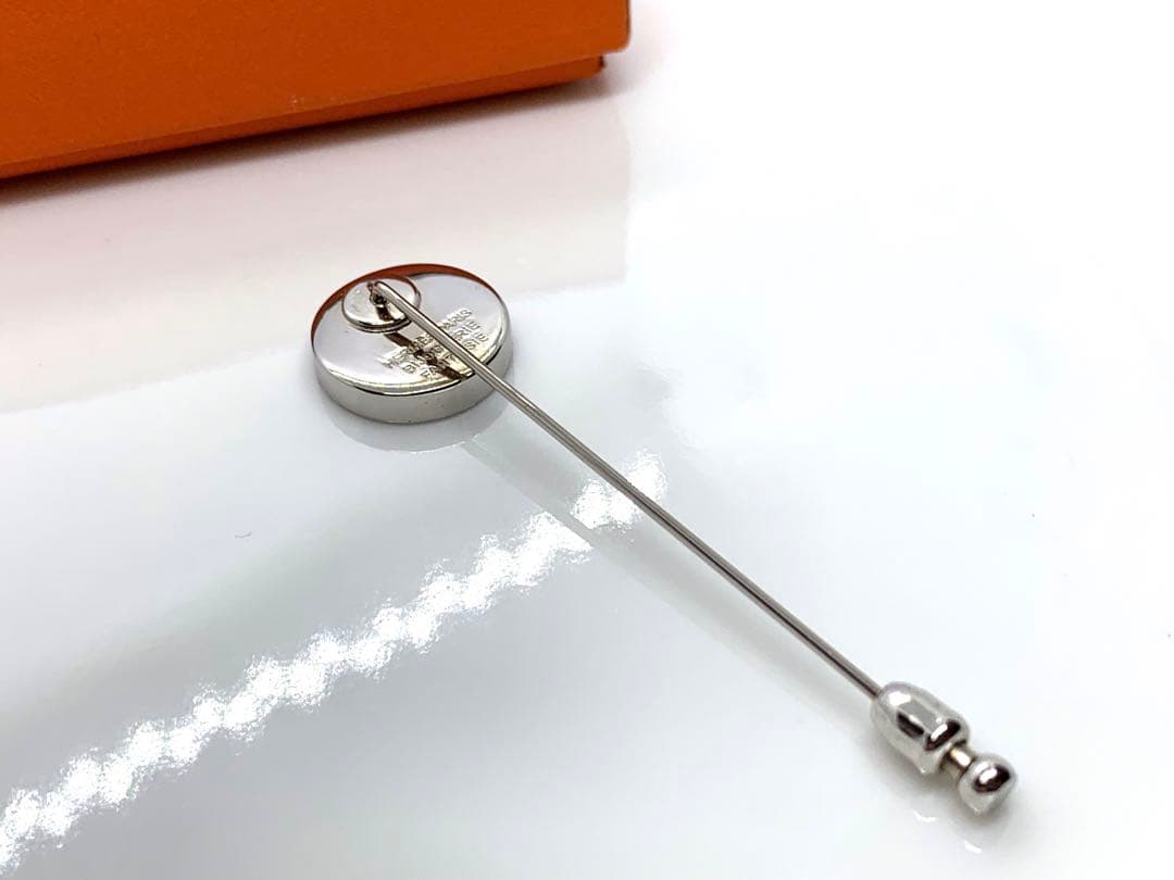 エルメス　コロゾ　ピンブローチ　美品