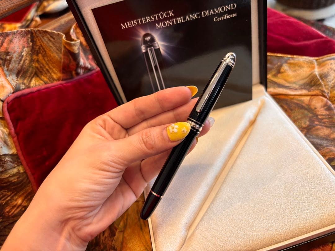 【極美品】MONTBLANC マイスターシュテュック ダイヤモンド 万年筆