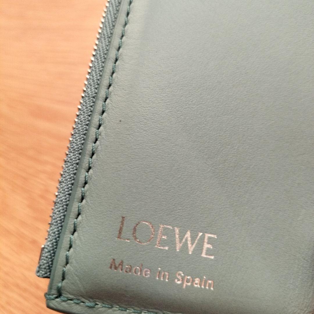 LOEVE 三つ折り財布 ミントグリーン