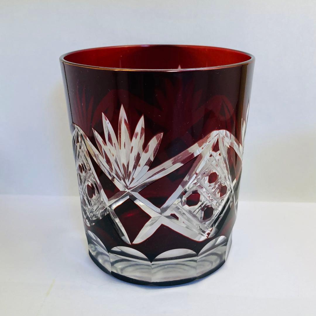 未使用　江戸切子　ペアグラス