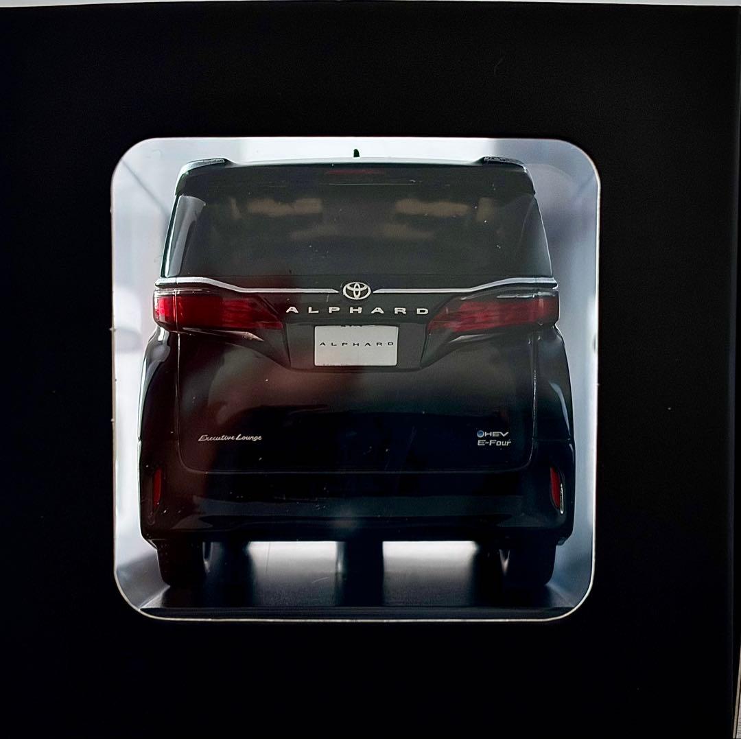 新型40系アルファード カラーサンプルミニカー ブラック【202】