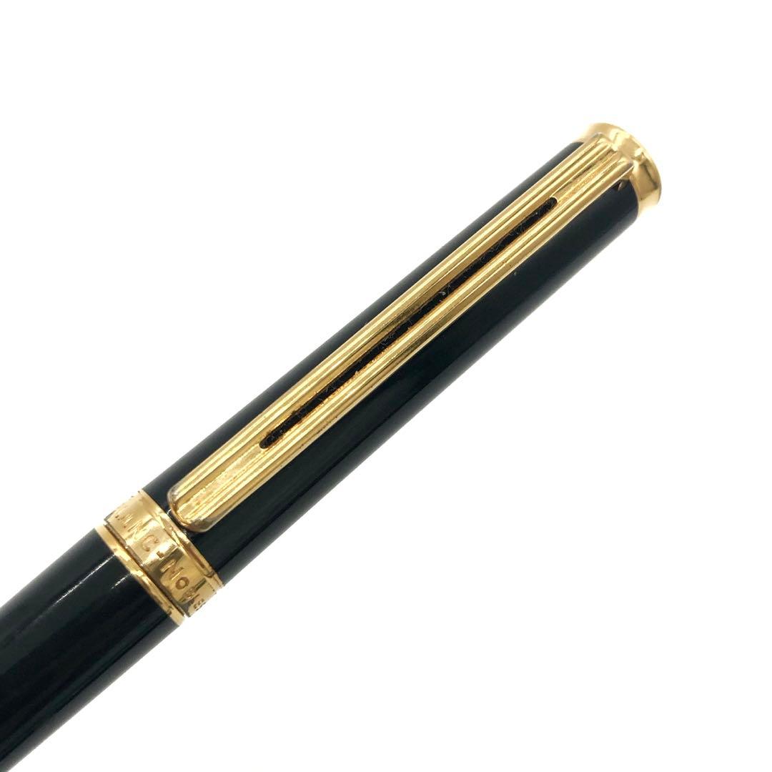 極美品✨モンブラン ノブレスオブリージュ　シャープペンシル ブラック　ゴールド