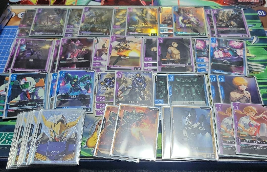 ま*つ様 ガンダムカードゲーム　青紫バルバドスデッキ