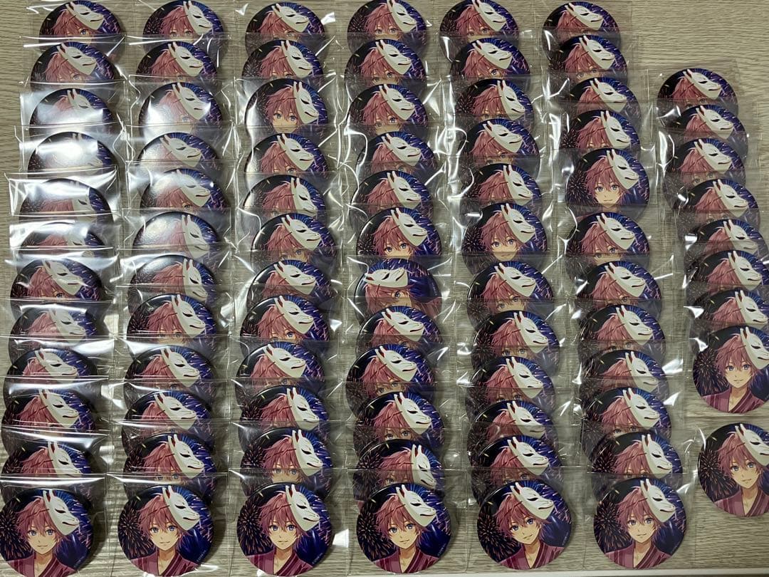 さとみくん　夏　缶バッジ　2020 等身　81個