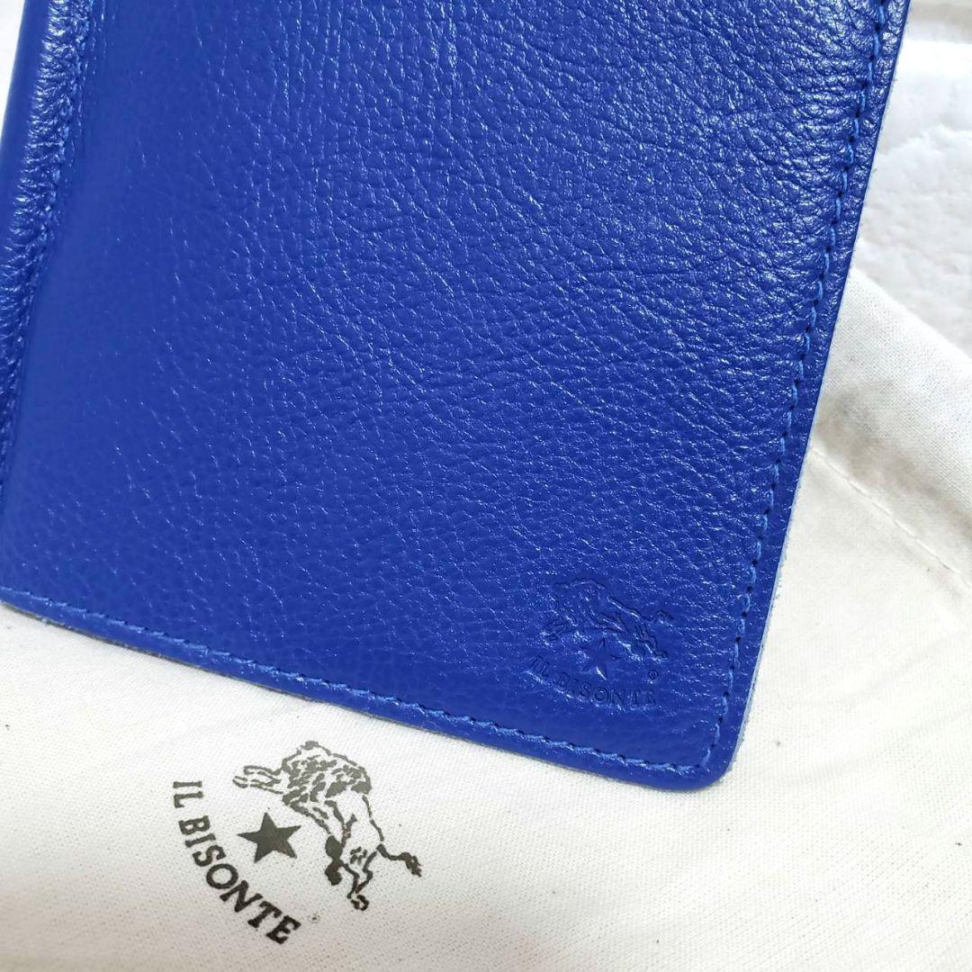 極美品 希少カラー IL BISONTE イルビゾンテ マネークリップ 財布