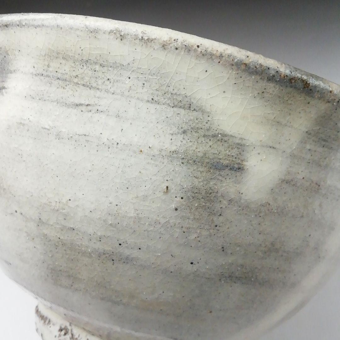 Ｔ３７０　茶碗　『越前粉引茶碗』『三好建太朗 作』　共箱　抹茶碗　茶道具