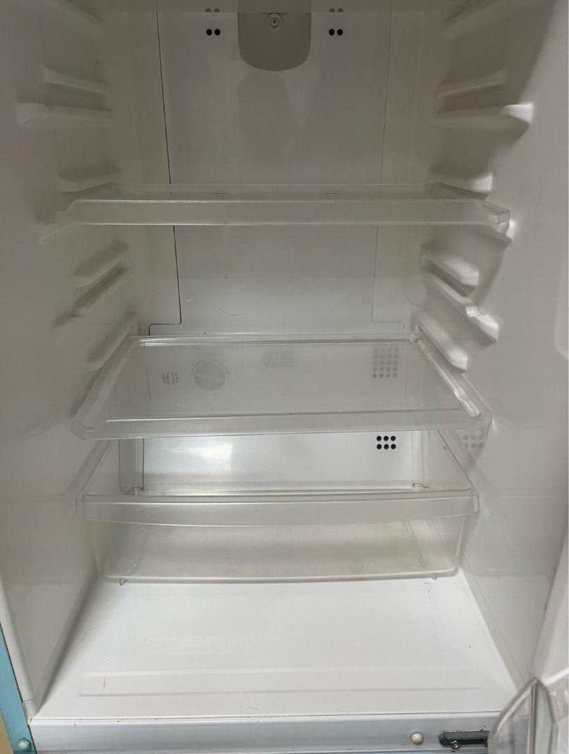 will レトロ 冷蔵庫　ターコイズブルー【送料込み】