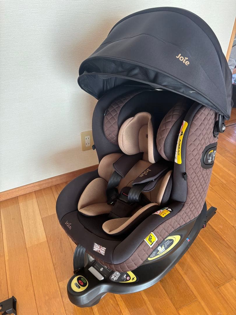 Joie ISOFIX i-Arc360° ヴィンテージブラウン　キャノピー付