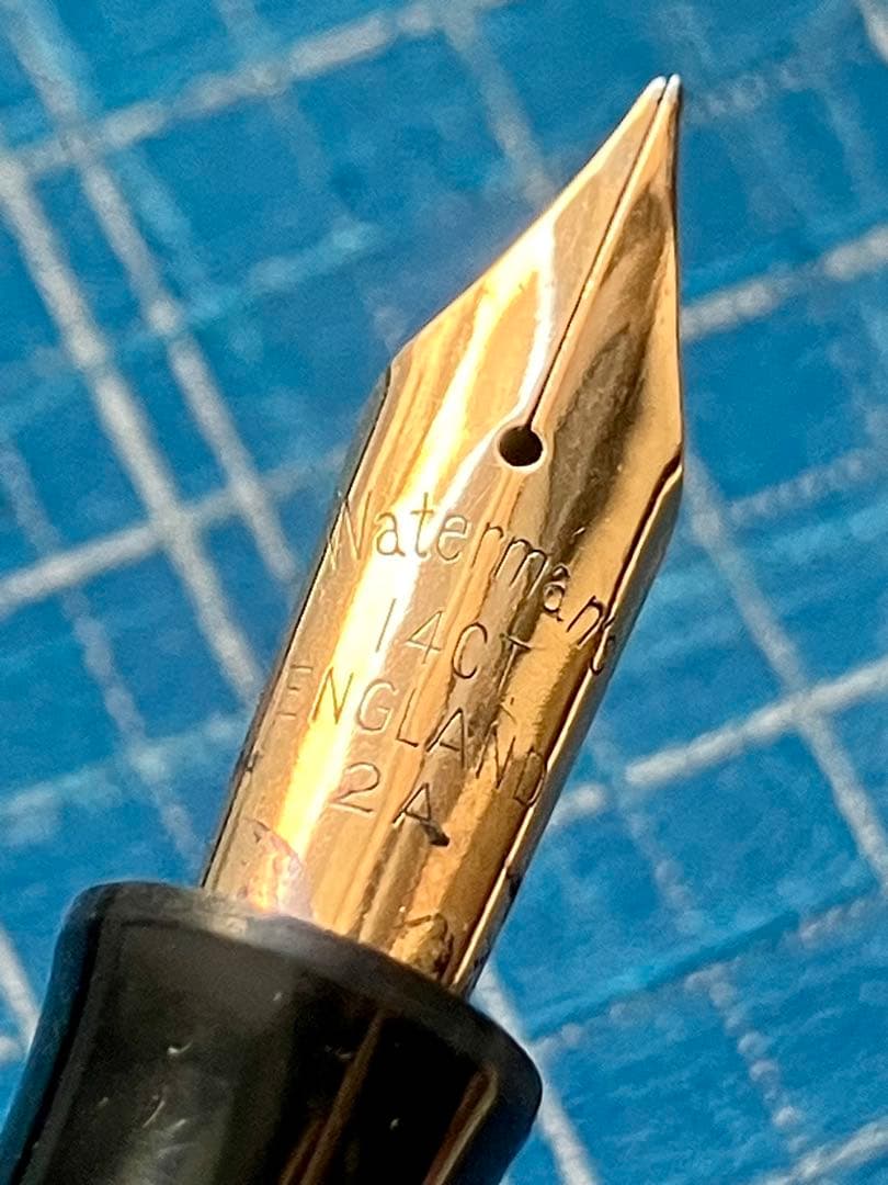 Waterman 52 万年筆 14金 ペンシル　7kゴールドバンド