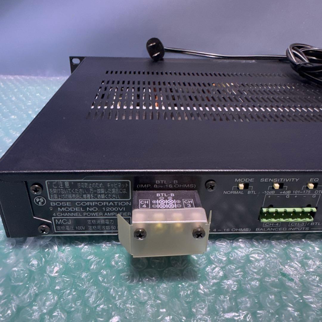 BOSE　ボーズ　プロフェッショナル　パワーアンプ　1200VI