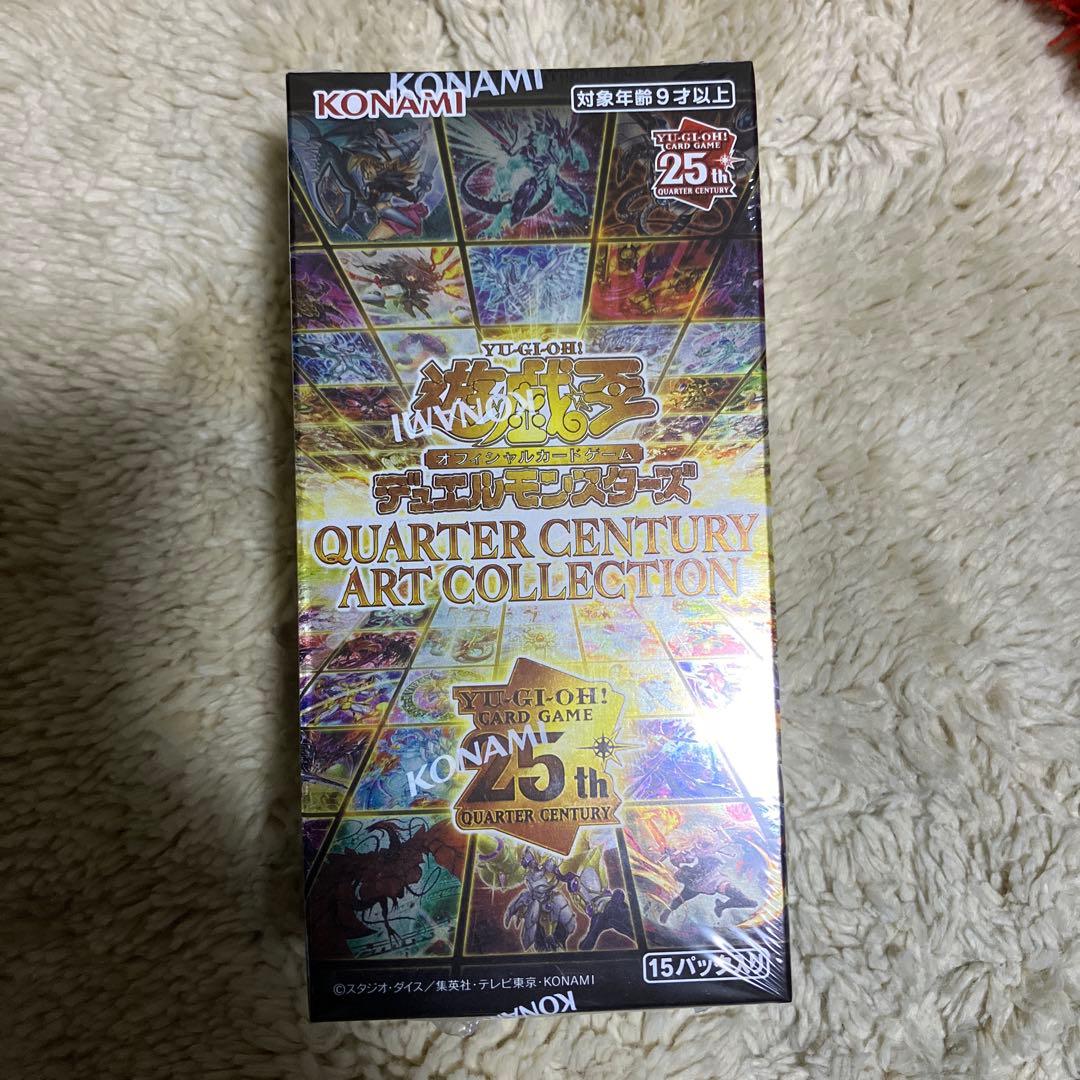 遊戯王 クォーターセンチュリーアートコレクション 1BOX シュリンク付き未開封