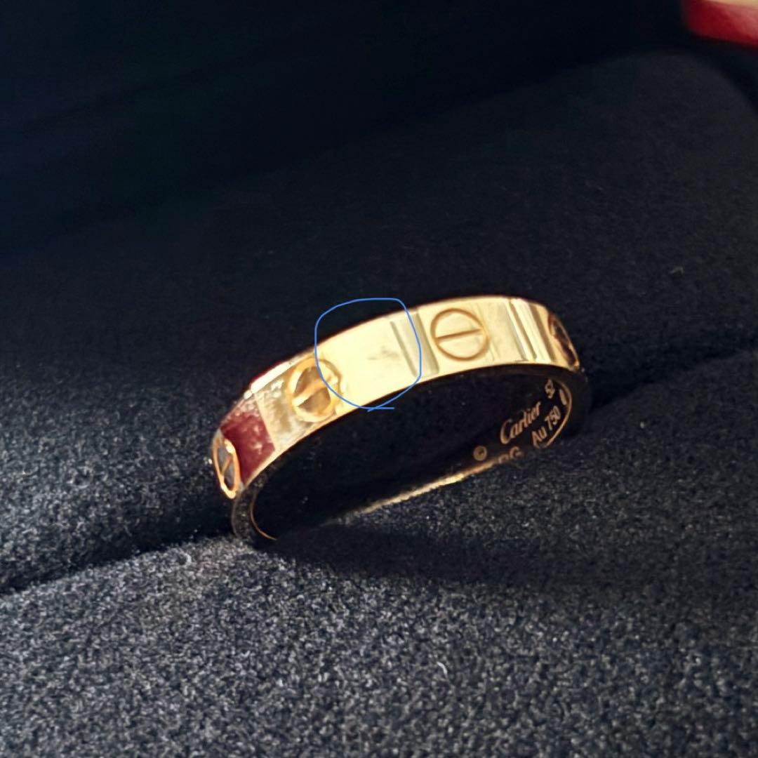 Cartier カルティエ ミニラブリング PG ピンクゴールド サイズ52