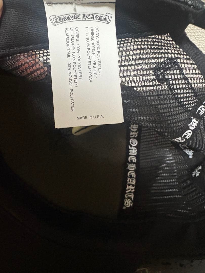 CHROME HEARTS ブラックキャップ　値下げ可