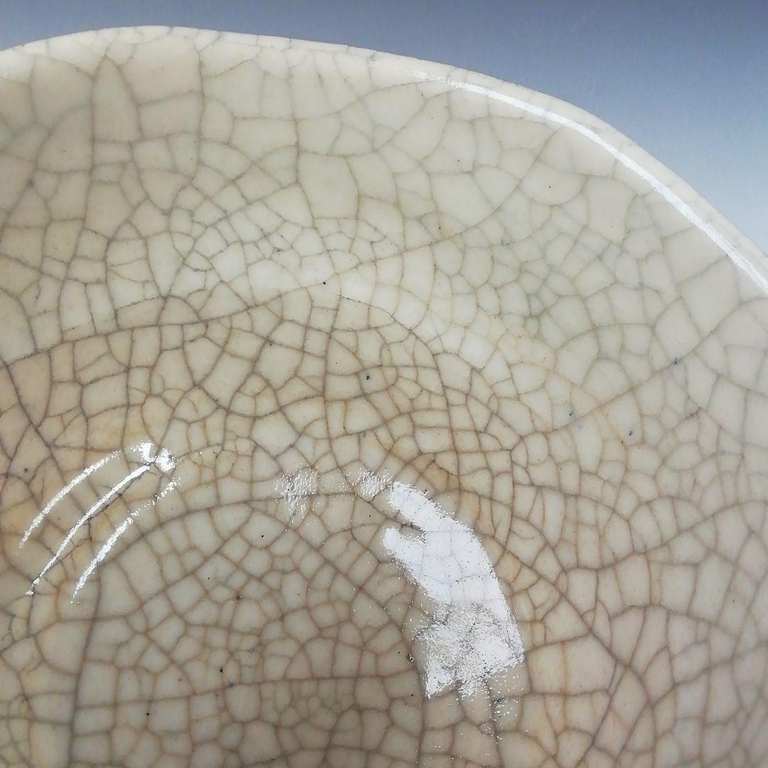 Ｔ６５１　茶碗　『峯の雪』『写常慶作』『平安　祥悦 造』　共箱　抹茶碗　茶道具