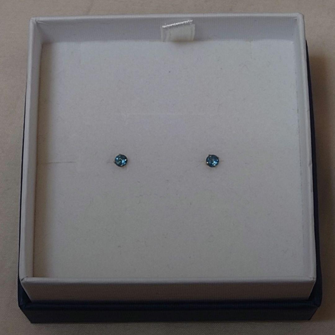 テイクアップ K18セカンドピアス ロンドンブルートパーズ