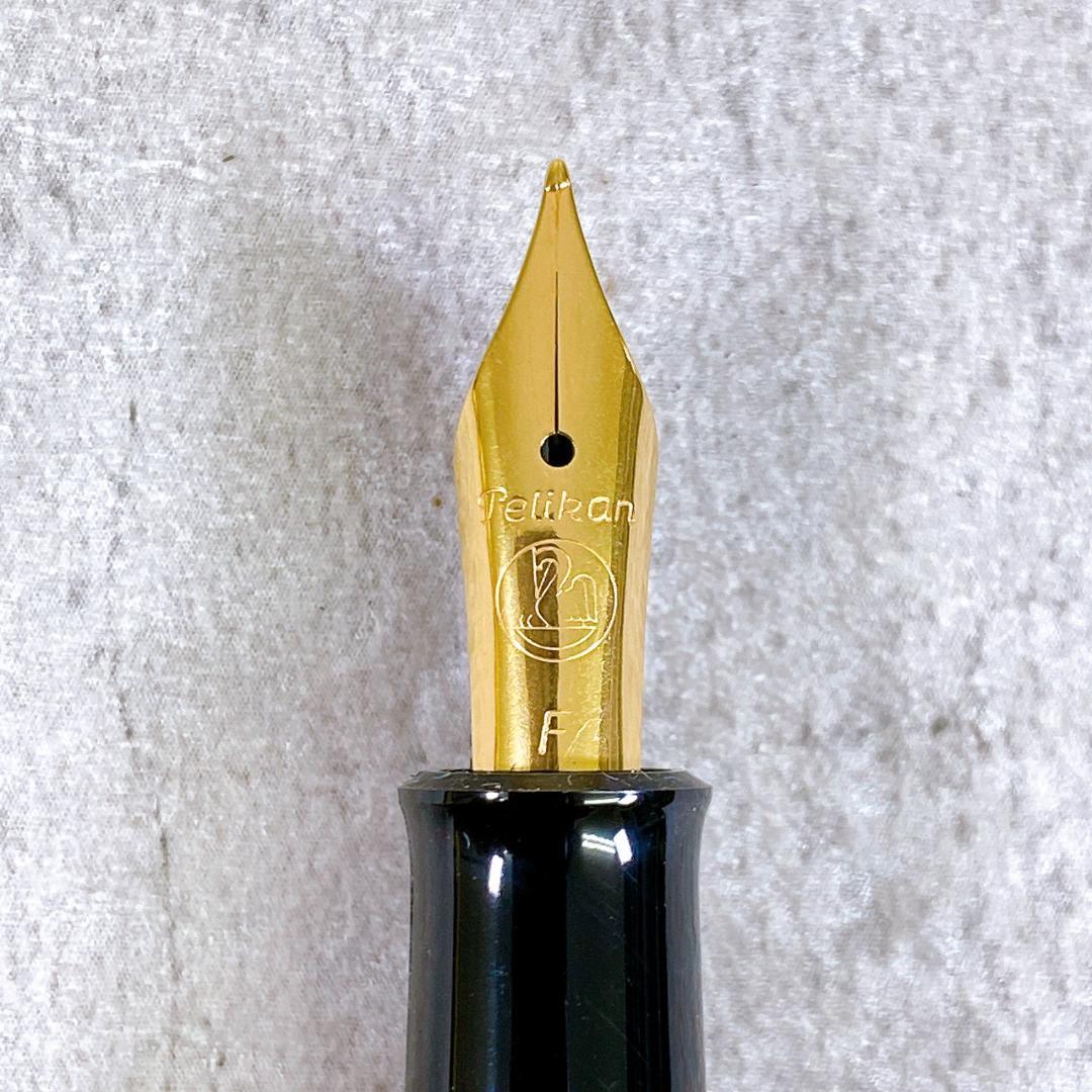 Pelikan ペリカン M200 万年筆 ロイヤルブルーインク付　F字・吸入式