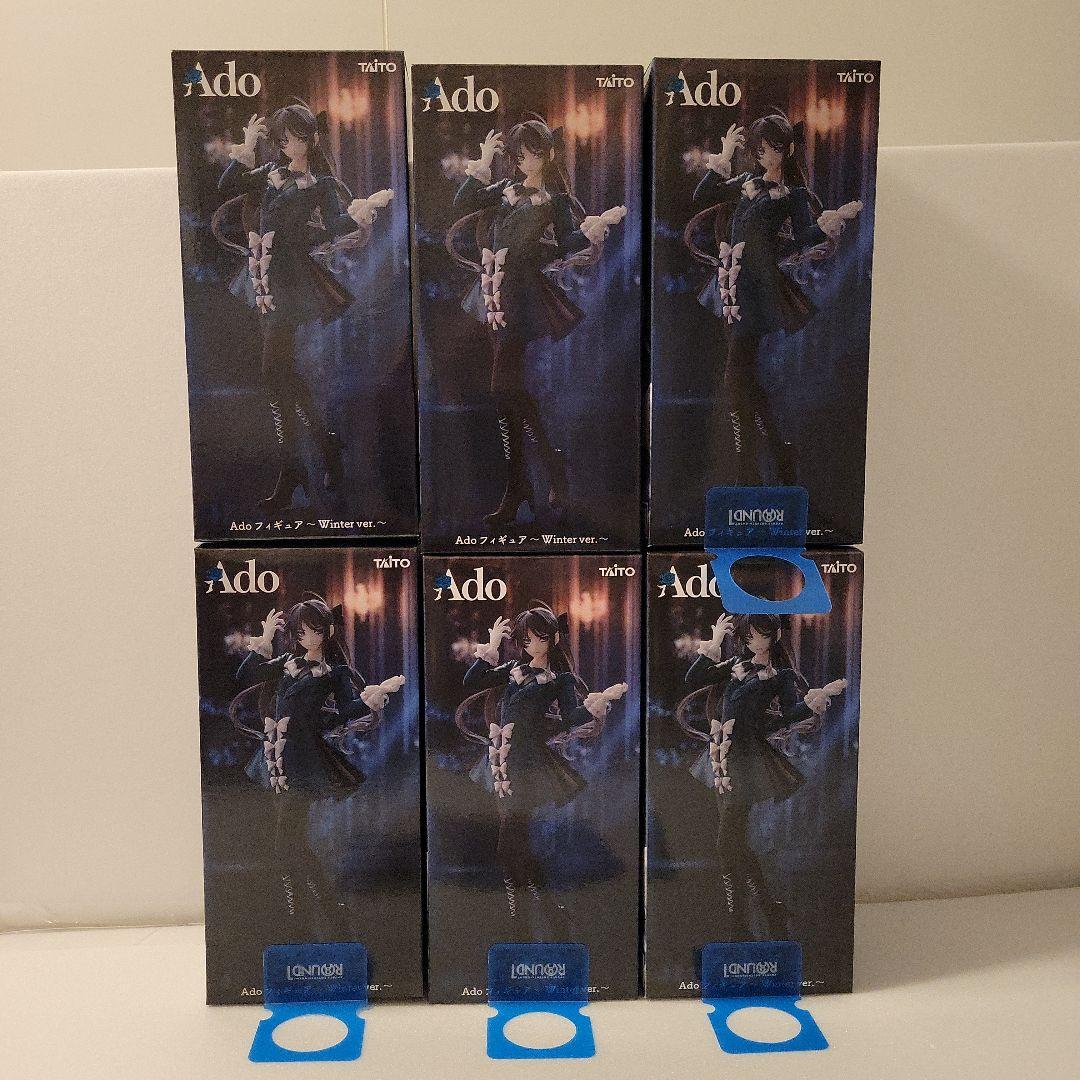 ADO フィギュア Winter ラウンドワン限定 6体 アド ステッカー8枚