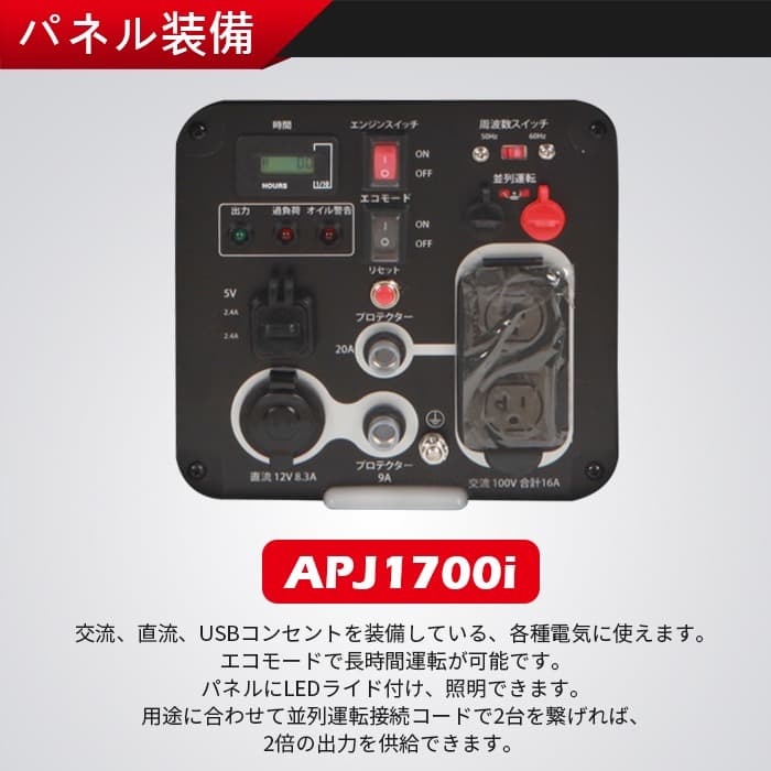 ア*ア様 【新品・未使用】インバーター発電機　定格1600w Aipower