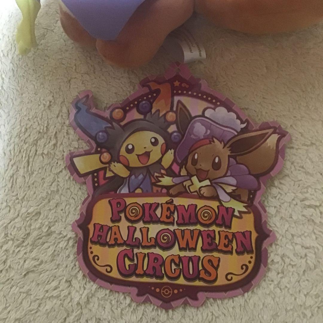 ポケモン　イーブイ・エーフィ・ブラッキー　ハロウィンぬいぐるみ