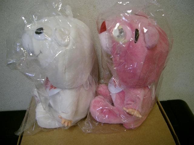 ローズオニールキューピー×ピンクパンサー ぬいぐるみ大【お座り】２体セット