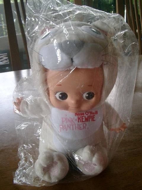 ローズオニールキューピー×ピンクパンサー ぬいぐるみ大【お座り】２体セット