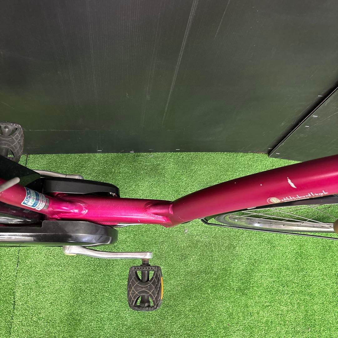電動自転車 BS BEAUTE ピンク 3人乗り対応　50⚫️