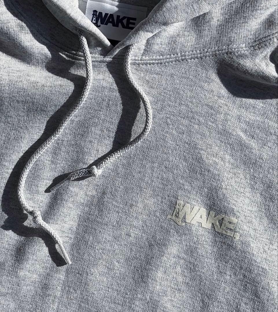 wake sapporo フーディー グレー　3L hoodie パーカー