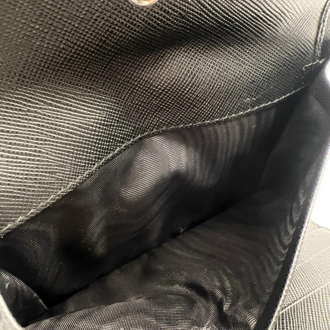 専用 PRADA ブラック ナイロン レディース 折り財布 7851