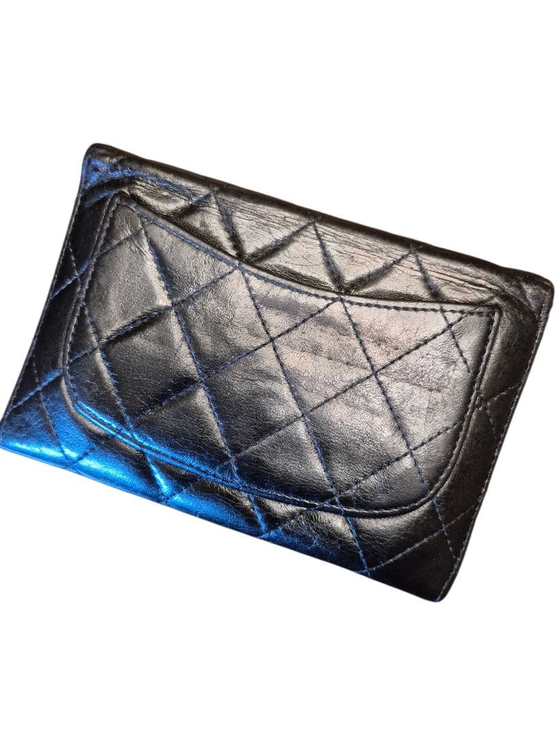 CHANEL　シャネル　マトラッセ　ケース　折り財布