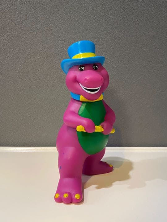 ビンテージ 90s Barney 杖 マジシャン バーニー 人形 フィギュア