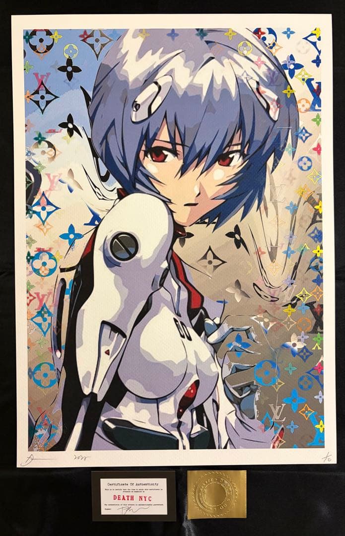 \"世界限定10枚\" DEATH NYC アート ポスター ev102