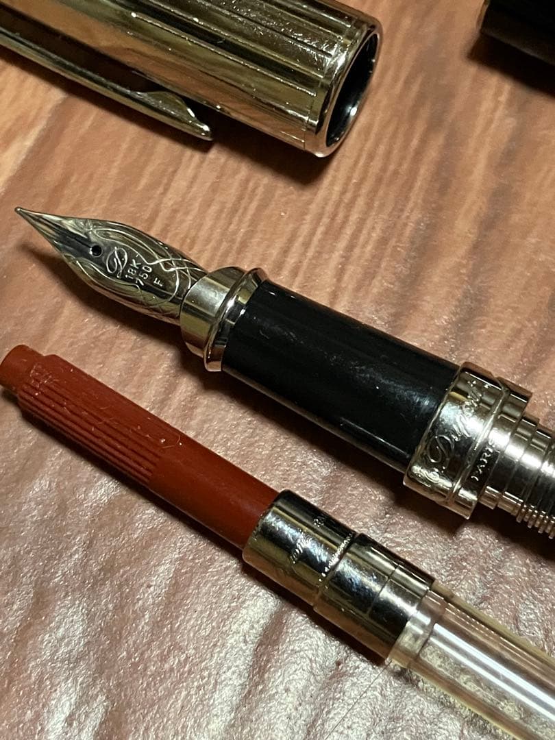 S.T. Dupont 万年筆 ペン先18K 750 エステーデュポン ブラック
