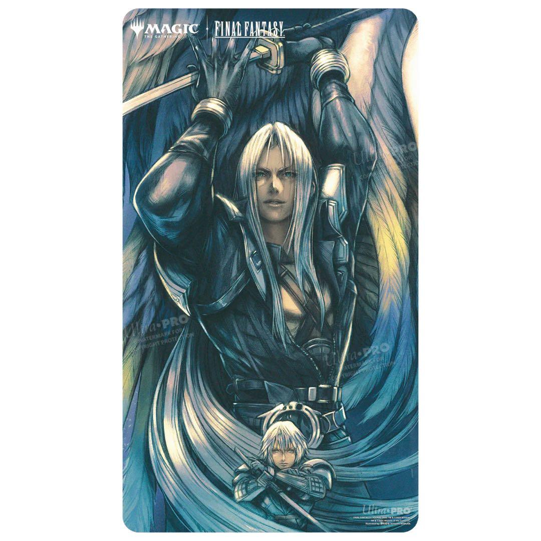 【MTG】【新品未開封】【プレイマット】《威名のソルジャー、セフィロス》