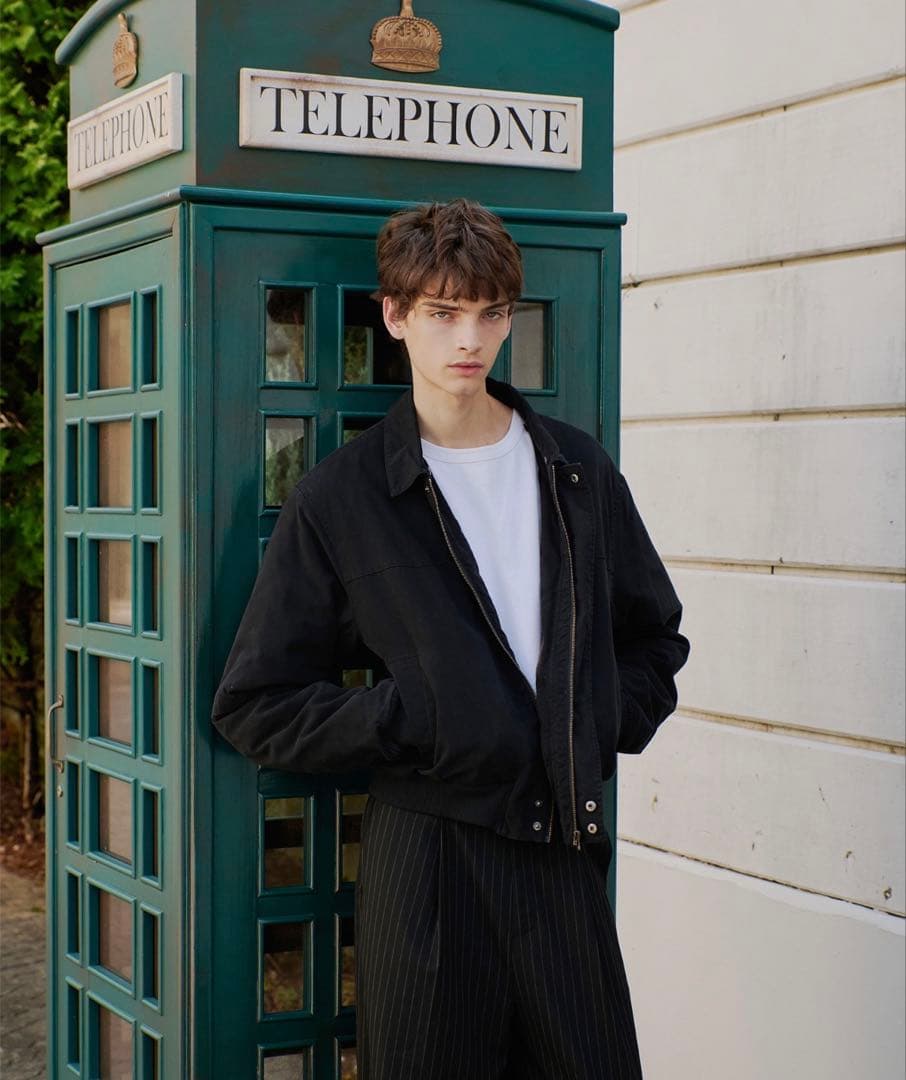 regen glanz collar boa blouson/襟ボアブルゾン