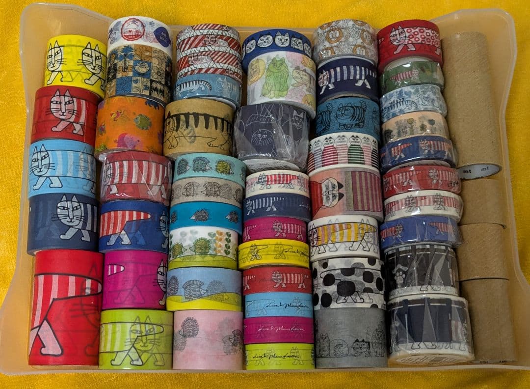 リサラーソン マスキングテープ 84本/全100種類＋ノベルティ8本セット 廃盤