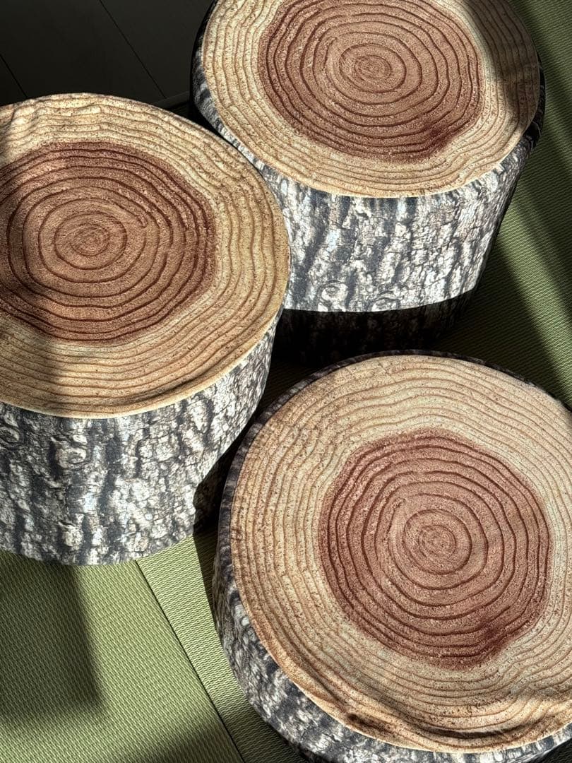 切り株スツール 3個セット