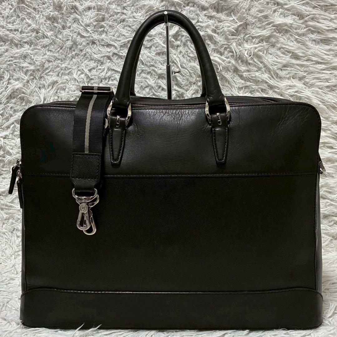 サムソナイト×ace ブリーフケース 2wayショルダー ブラック A4 本革