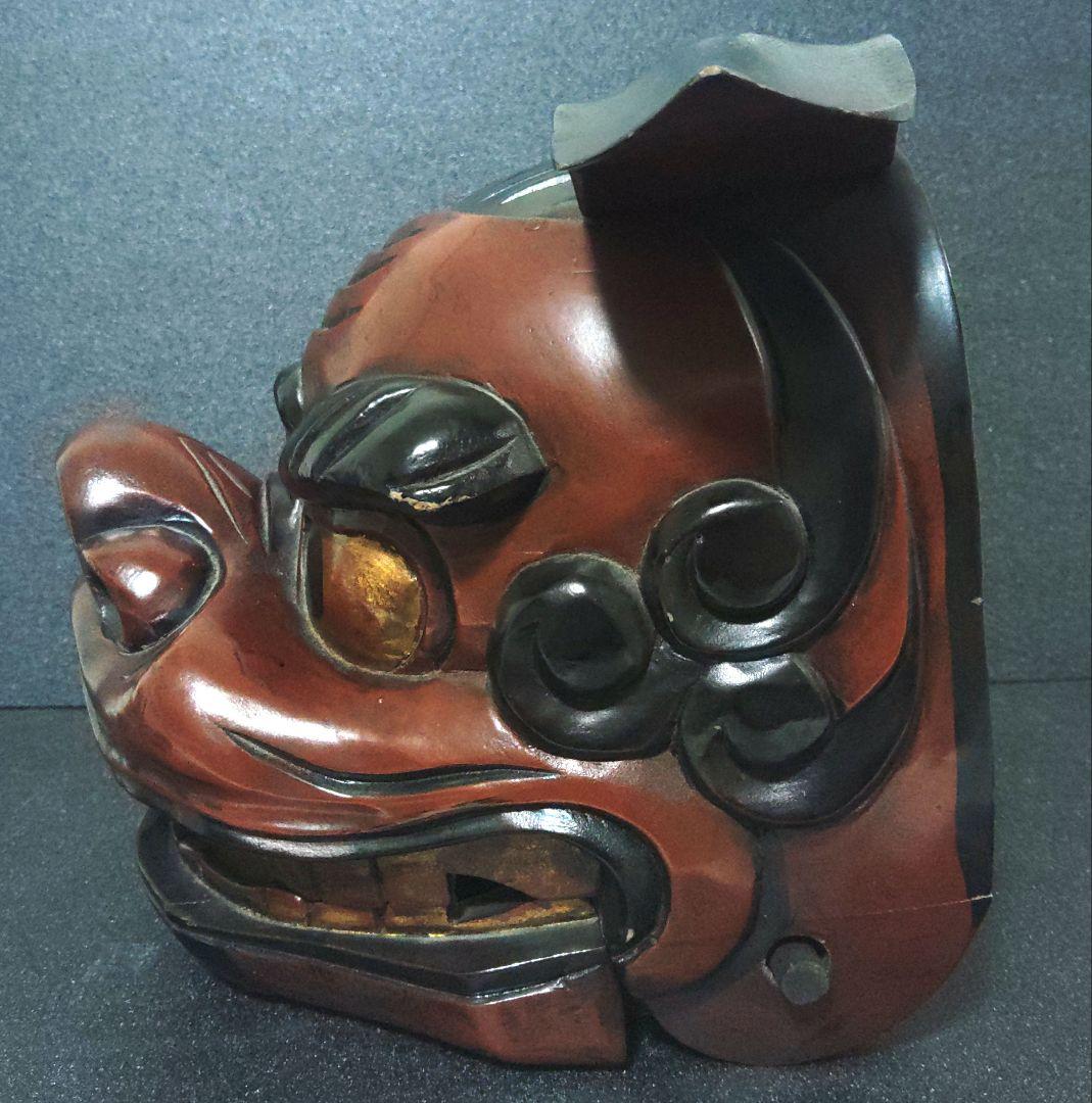 獅子頭　獅子舞　祭り　レトロ　骨董品