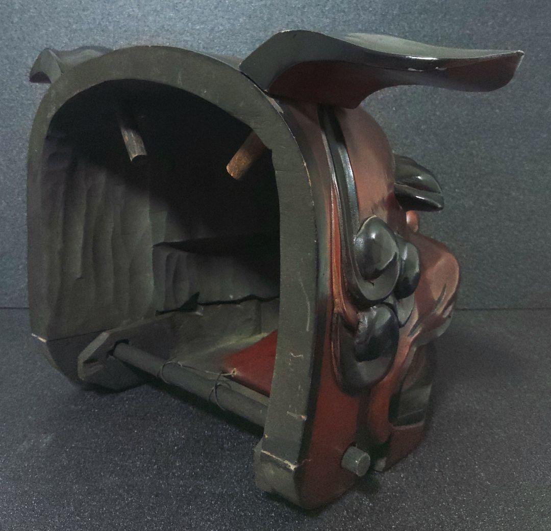 獅子頭　獅子舞　祭り　レトロ　骨董品
