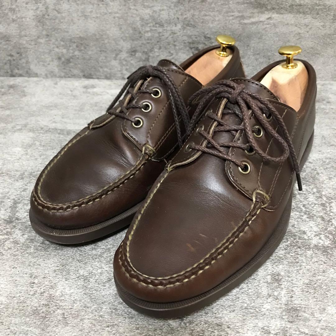 USA製 ランコート デッキシューズ 27.5cm モカシン 本革