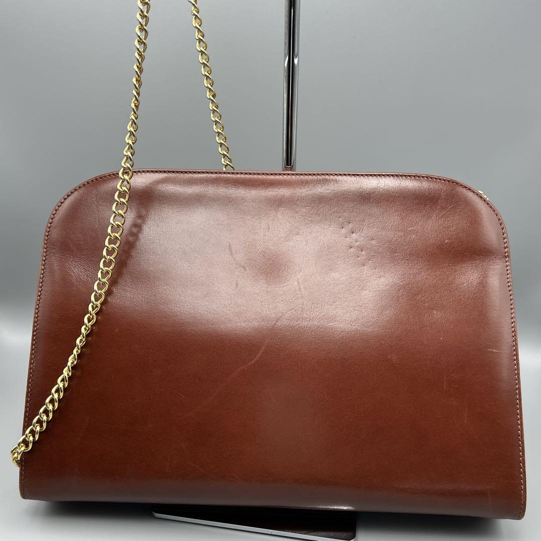 希少カラー サルヴァトーレフェラガモ ショルダーバッグ ガンチーニ チェーン