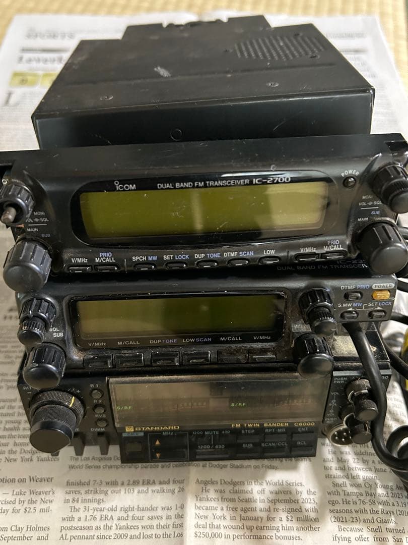 値下げ　無線機まとめて(コールサインステッカー付き)