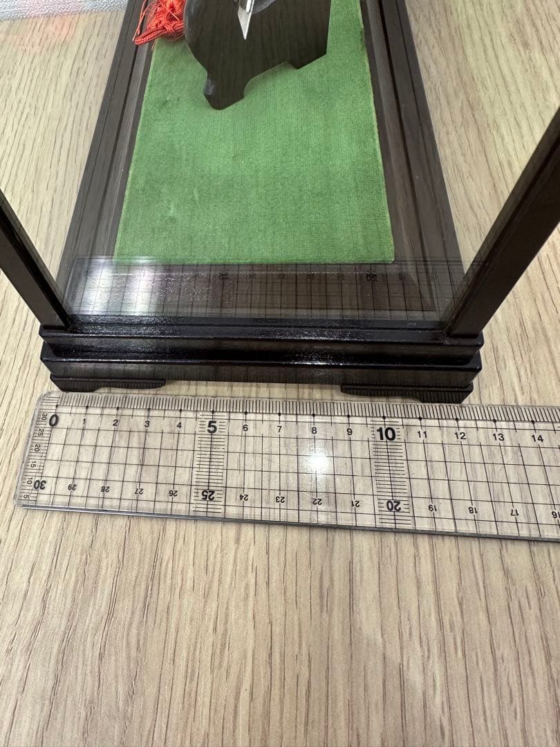 純銀製飾り扇　武峰作　銀細工