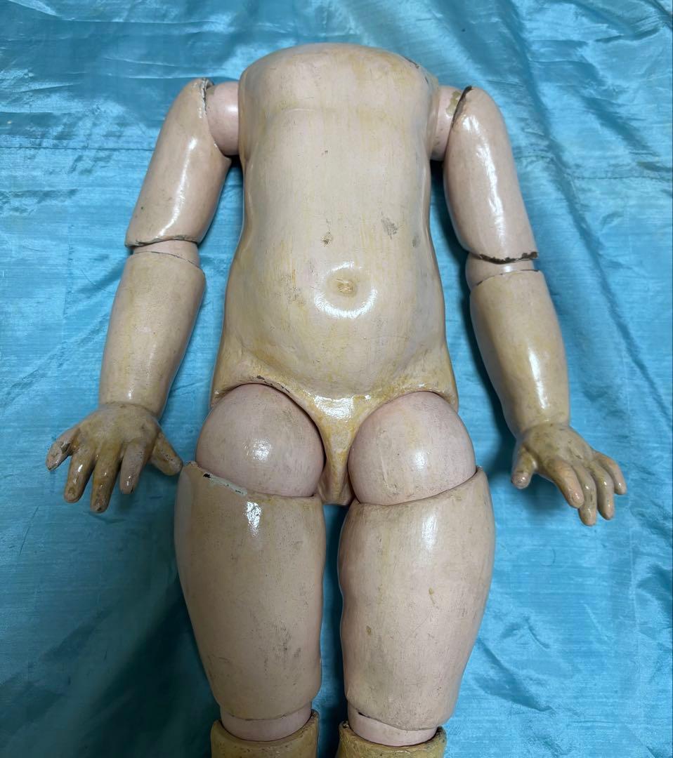 アンティークビスクドール ボディ　初期のジュモー　ポートレート　トリステ