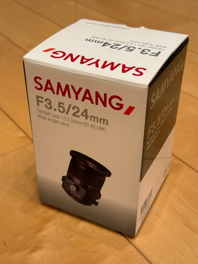 サムヤン　ティルトシフトレンズ f3.5 24mm Eマウント　最終価格