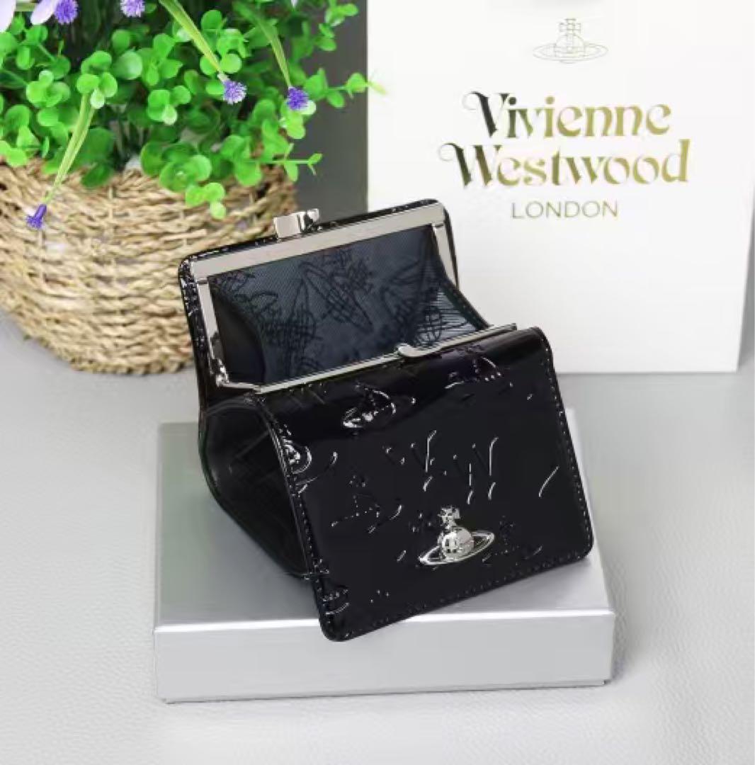 Vivienne Westwood ヴィヴィアン 三つ折り財布 レザー,&