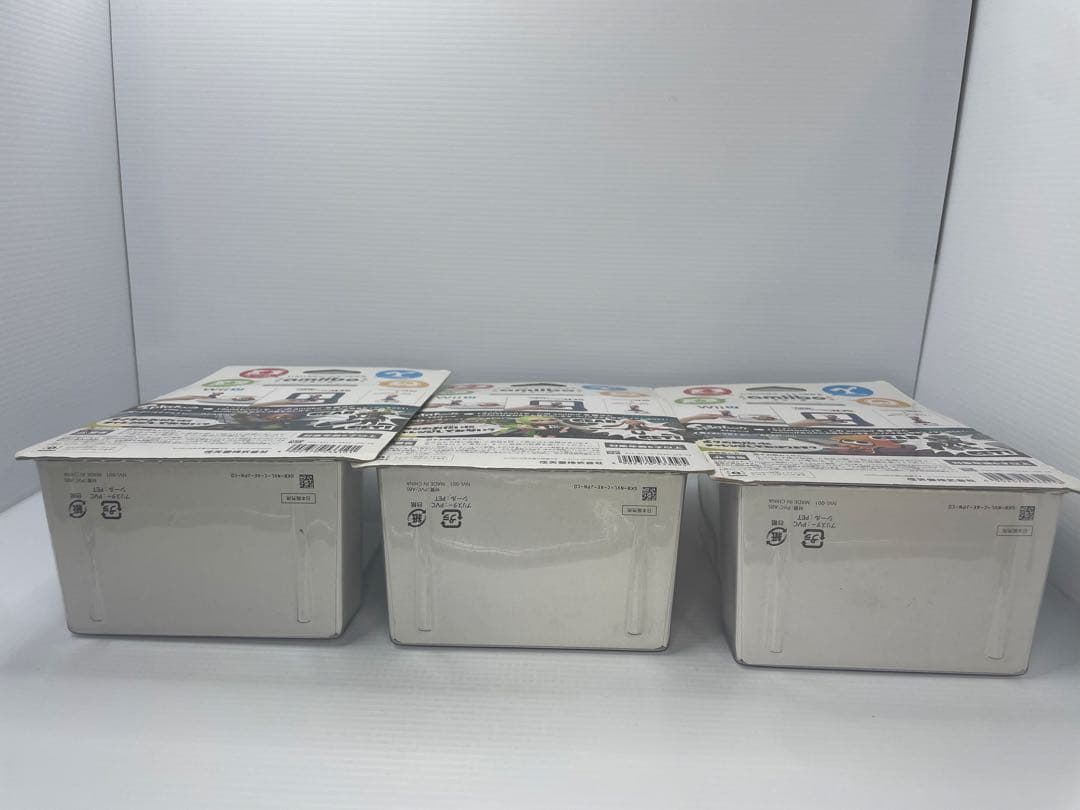 amiibo ガールライムグリーン　イカオレンジ　ボーイパープル　限定　未開封